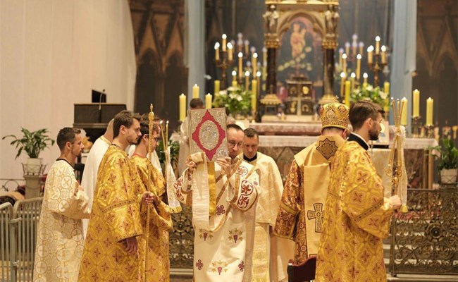 Vladika Stipić u Zagrebačkoj katedrali služio liturgiju povodom blagdana sv. Ćirila i Metoda